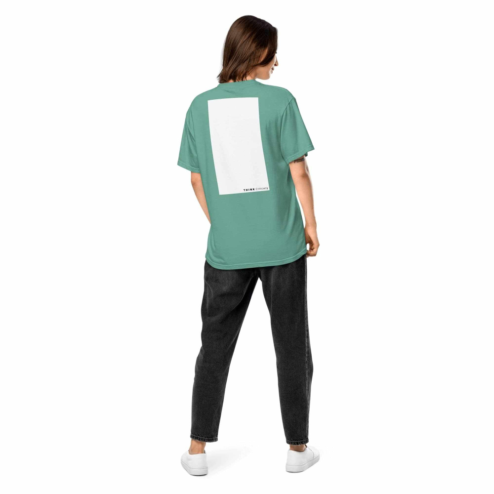 High-Grade Cotton T-shirt in Seafoam Green – Think Critically