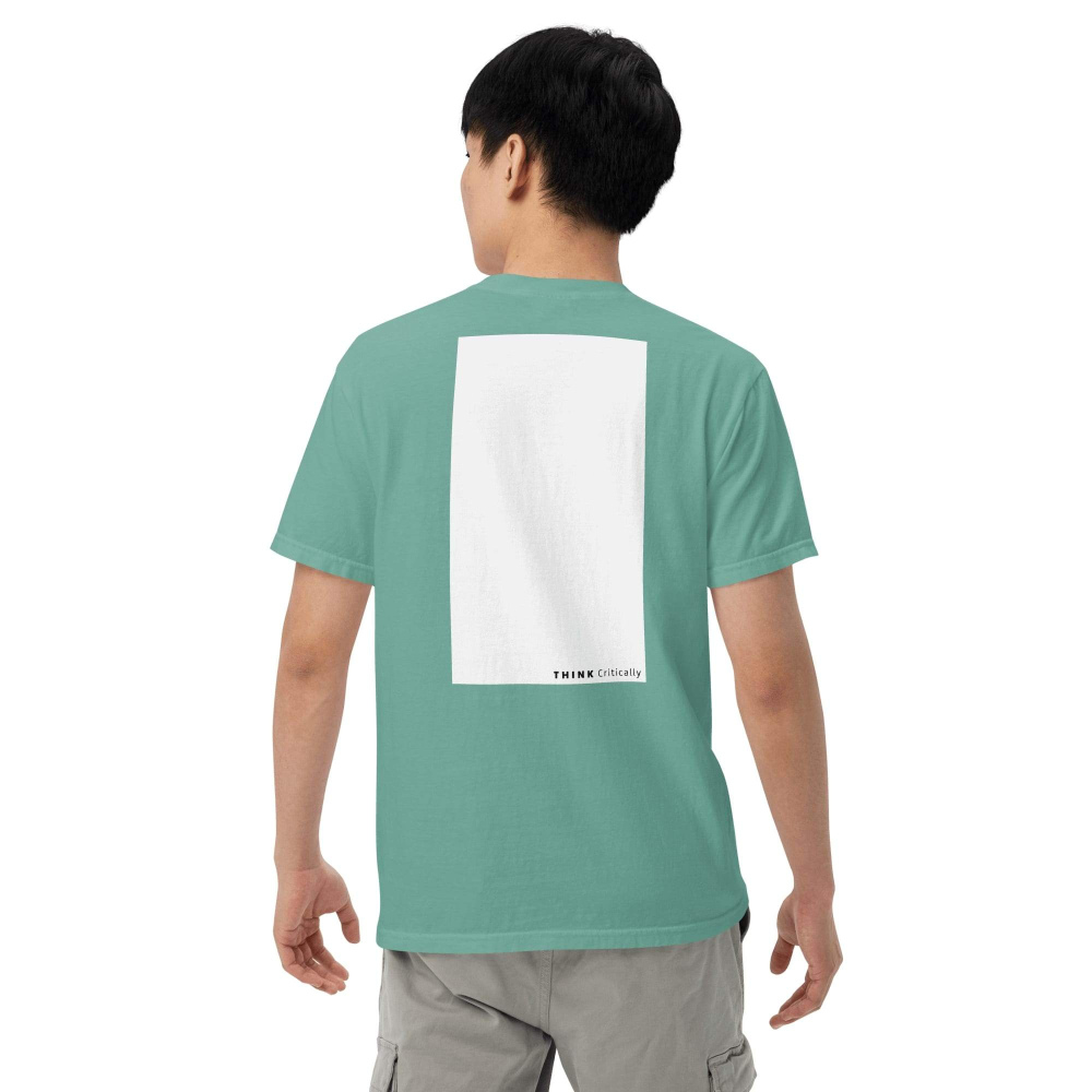 High-Grade Cotton T-shirt in Seafoam Green – Think Critically