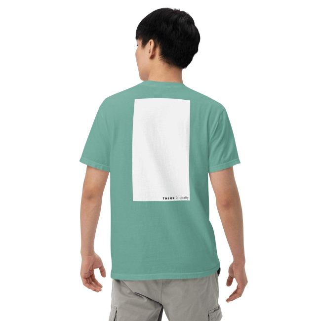 High-Grade Cotton T-shirt in Seafoam Green – Think Critically