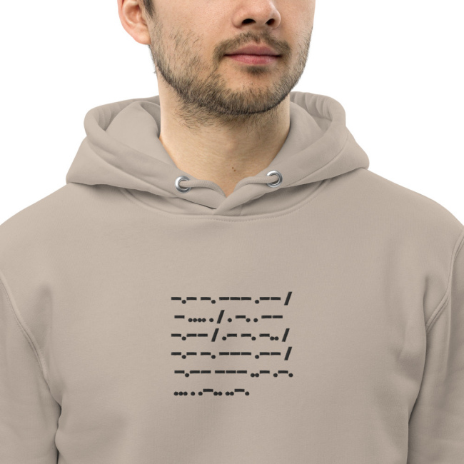 Warm Winter Hoodie in Sandshell –  Know the enemy and know yourself
