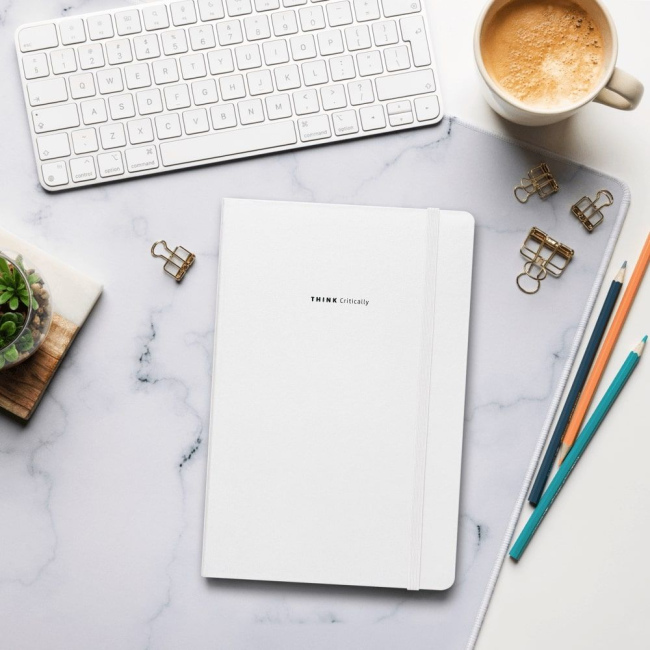 Thinker's Field Notebook in White